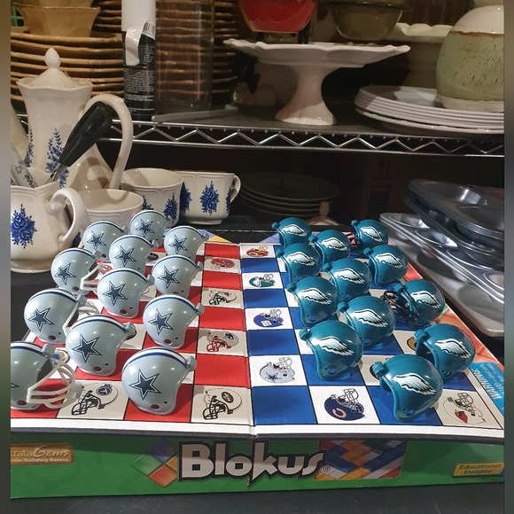 Vintage Philadelphia Eagles football NFL checkers game Dallas Cowboys - Picture 7 of 15